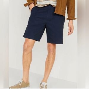 NWT OLD NAVY Shorts Chino Size 33 Navy Broken In Straight Adult